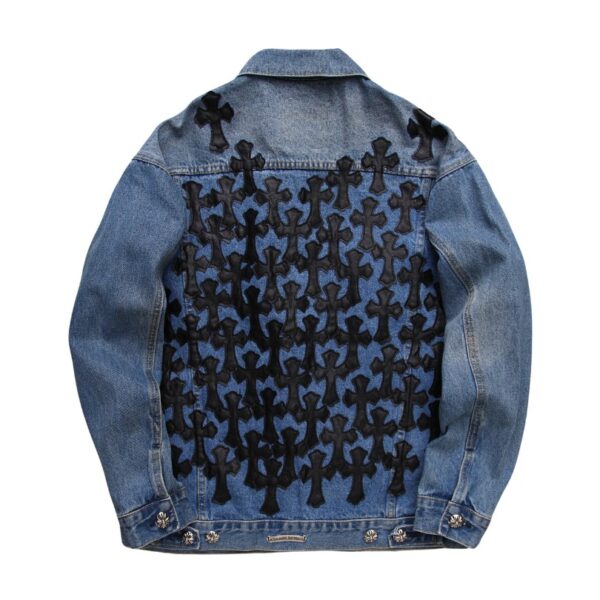 CHRM HRTS Denim Jacket Cross Patch CH052