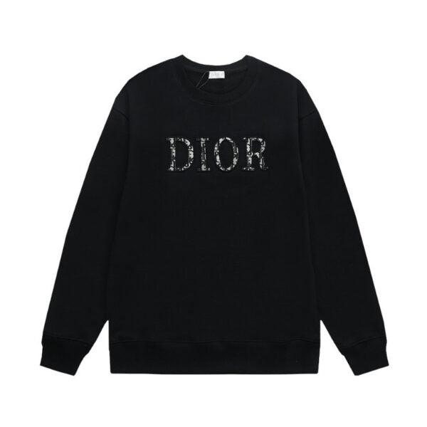CD Sweatshirt Black Logo Crewneck