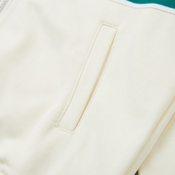 GG Jacket Full Zip Monogram Track White