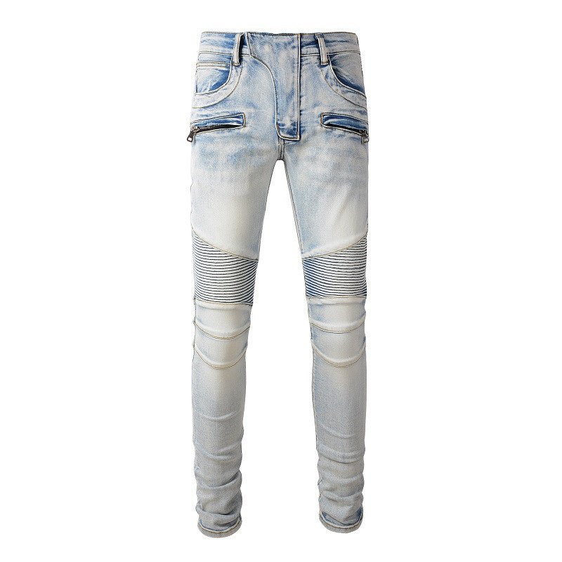 JEANS – GREY ZIP