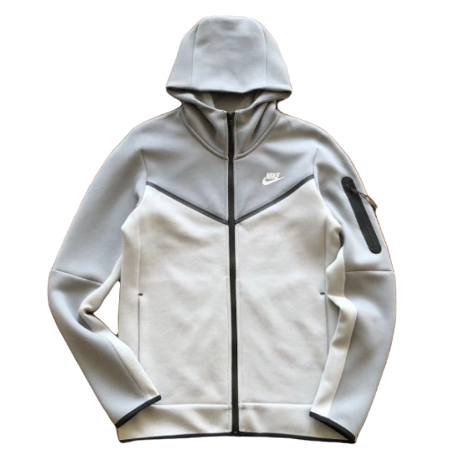 TECH FLEECE – GREY/WHITE (completa)