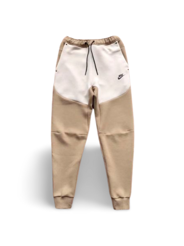 TECH FLEECE – ALMOND BROWN/WHITE (complete)
