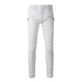 JEANS – WHITE ZIP