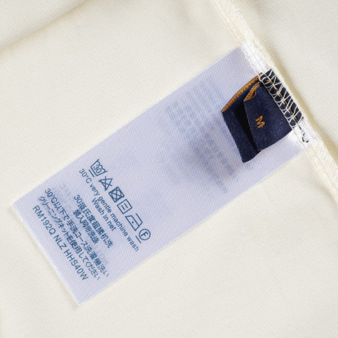 LV T-shirt Brushstroke Logo White