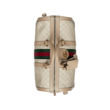 BORSONE SAVOY MEDIA GG SUPREME BIANCA BEIGE WEB VERDE