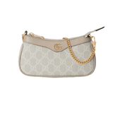 BORSA MINI OPHIDIA SUPREME BEIGE E BIANCO