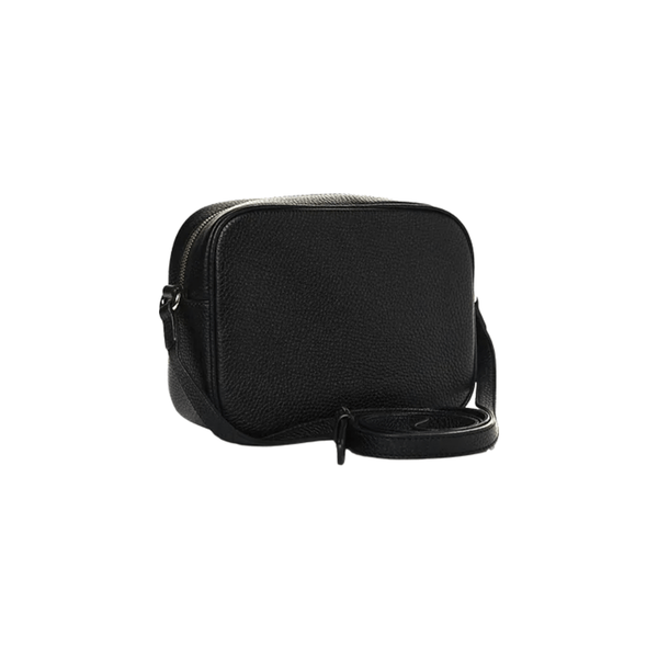 BORSA SOHO NERA IN PELLE MARTELLATA