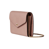 PORTAFOGLIO IN PELLE GG CON CATENA CIPRIA