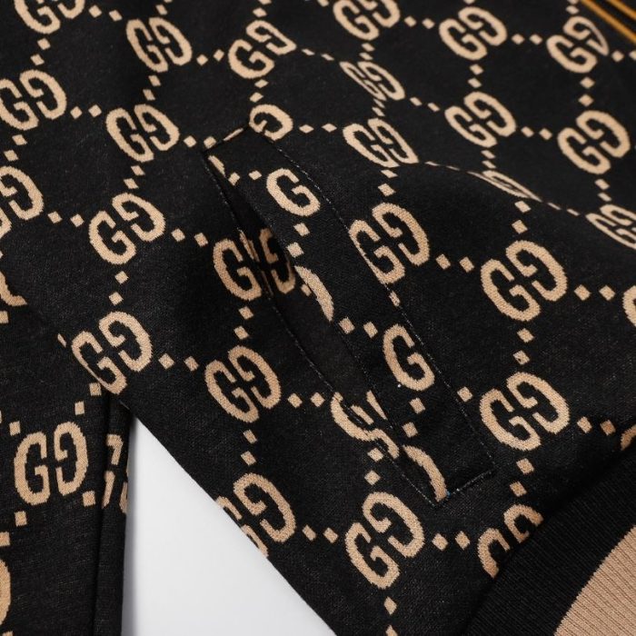 GG hoodie Track Monogram Black GC105