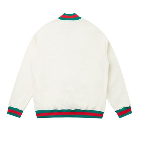 GG Jacket Full Zip Monogram Track White
