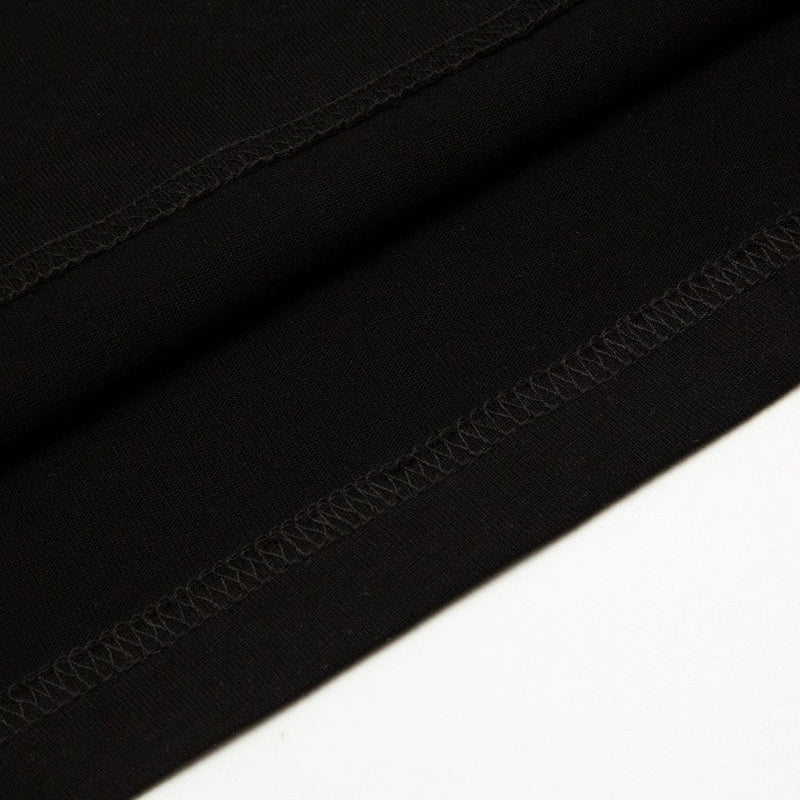 CD T-shirt Black Graphic Logo Couture