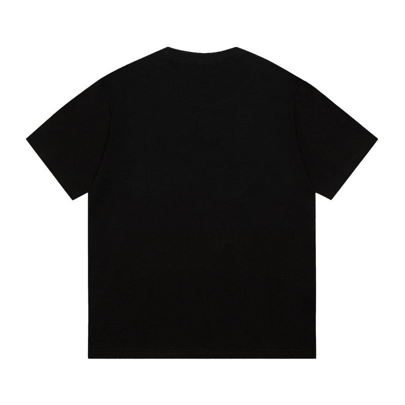 CD T-shirt Black Graphic Logo Couture