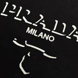 PRD T-shirt Milano Crest Logo Black