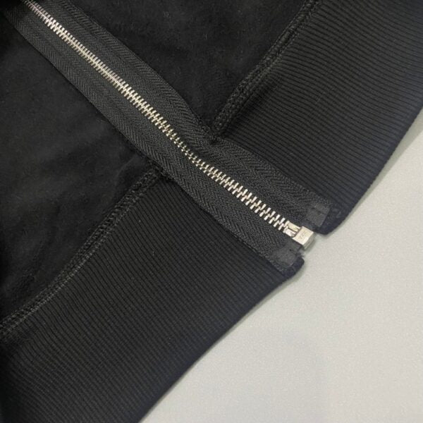 CHRM HRTS Hoodie Cross Zip Black CH064