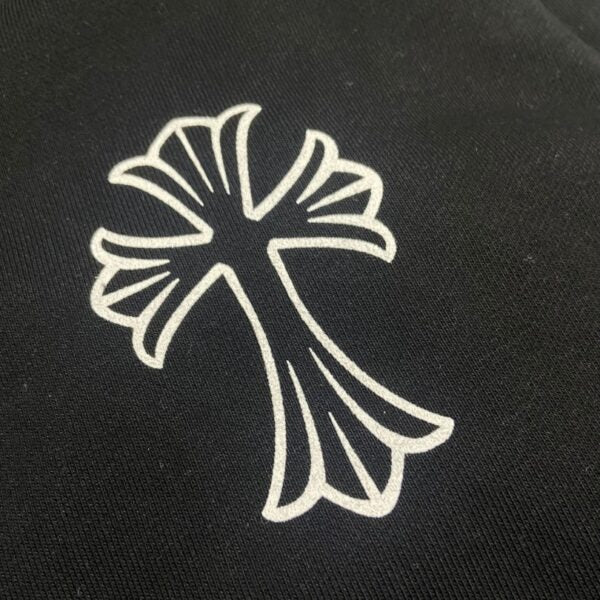 CHRM HRTS Hoodie Cross Zip Black CH064