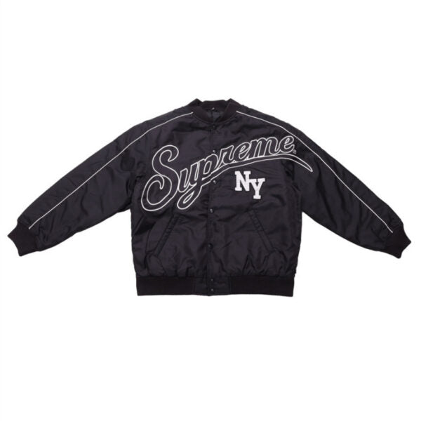 SPRM Jacket NY Varsity Bomber Black