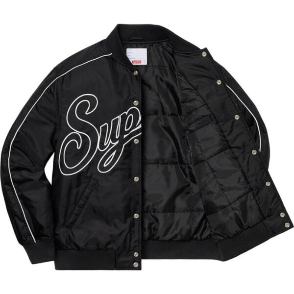 SPRM Jacket NY Varsity Bomber Black