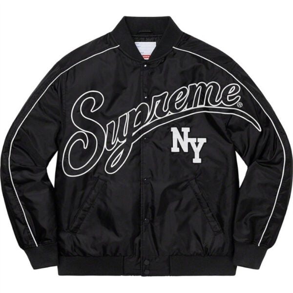 SPRM Jacket NY Varsity Bomber Black