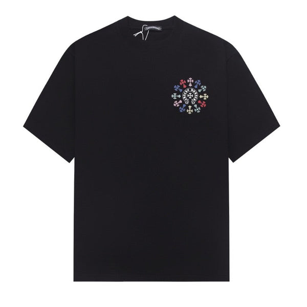 CHRM HRTS T-shirt Multicolor Cross Wreath Black