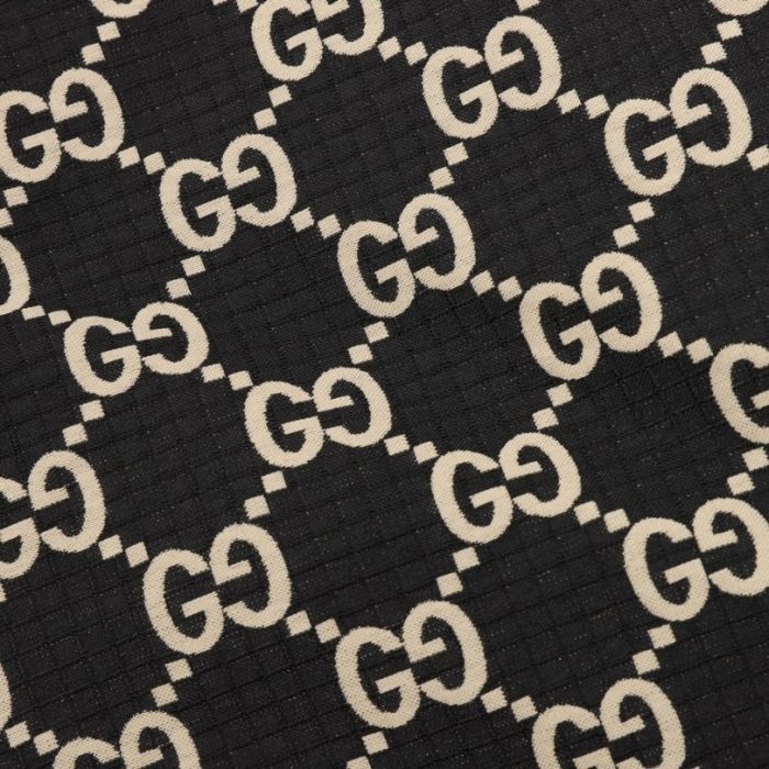 GG Jacket Monogram Hooded Black