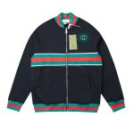 GG Jacket Full Zip Monogram Track Black