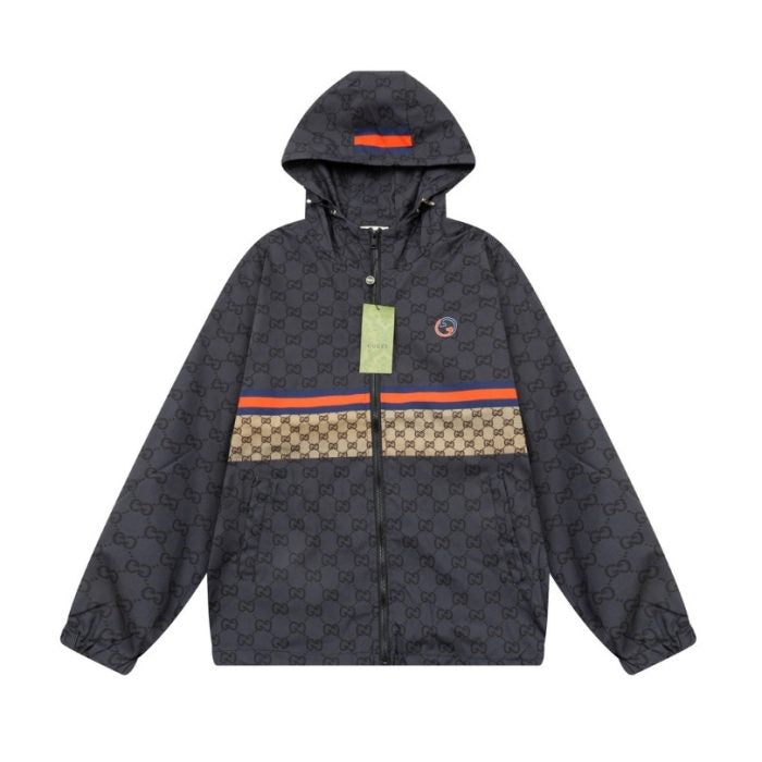 GG Jacket Windbreaker Monogram Beige Brown (2 colors)
