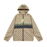 GG Jacket Windbreaker Monogram Beige Brown (2 colors)