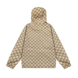 GG Jacket Windbreaker Monogram Beige Brown (2 colors)