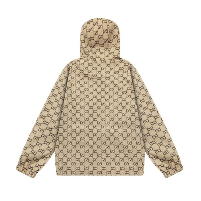GG Jacket Windbreaker Monogram Beige Brown (2 colors)
