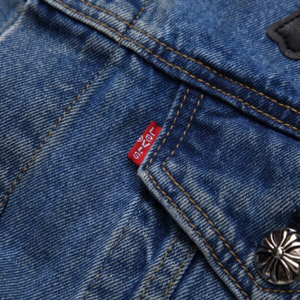 CHRM HRTS Denim Jacket Cross Patch CH052