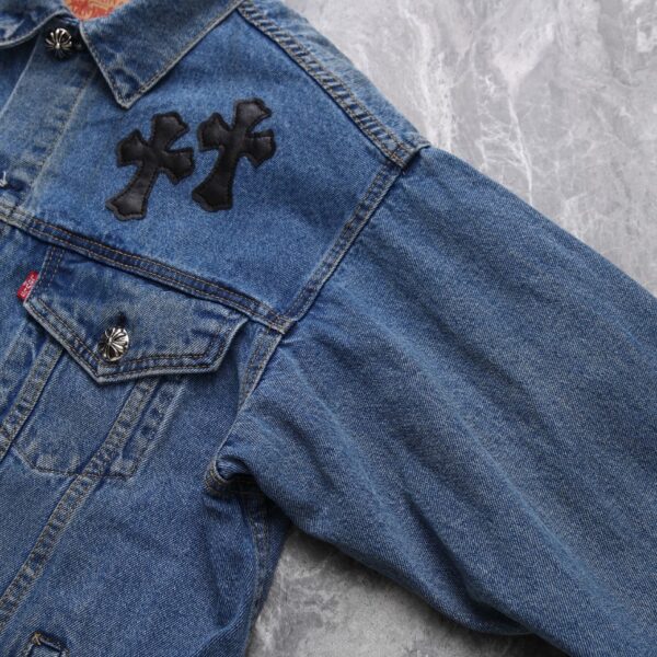 CHRM HRTS Denim Jacket Cross Patch CH052