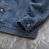 CHRM HRTS Denim Jacket Cross Patch CH052