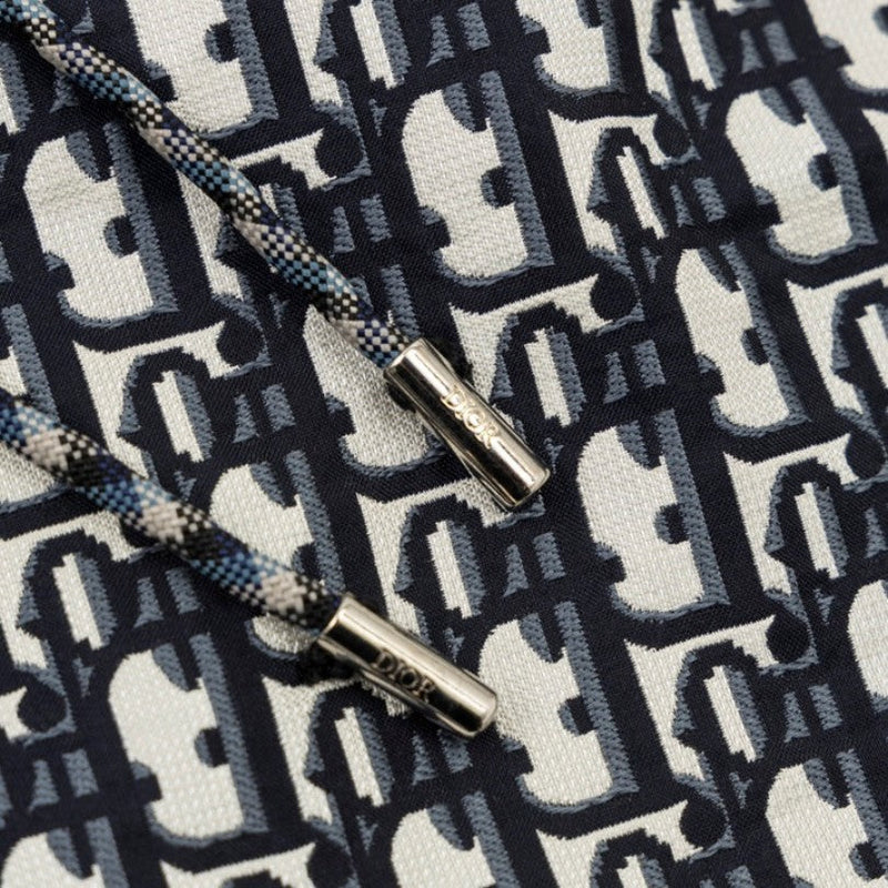 CD Shorts Monogram Navy Side Stripes