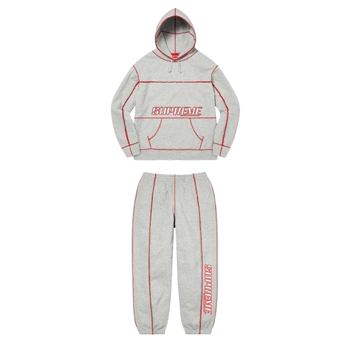 SPRM COVERSTITCH TRACKSUIT GREY