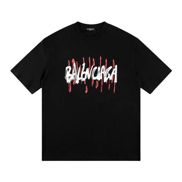 BLNCG T-shirt Graffiti Print Black