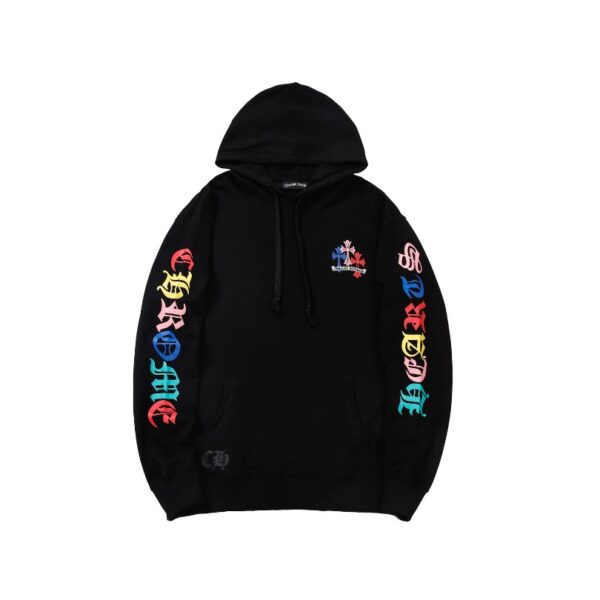 CHRM HRTS Hoodie Colorful Crosses Design CH076