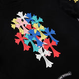CHRM HRTS Hoodie Colorful Crosses Design CH076