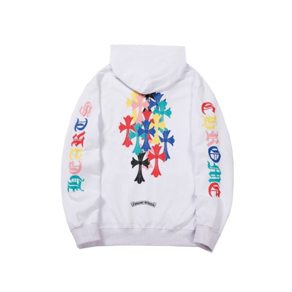 CHRM HRTS Hoodie Colorful Crosses Design CH076