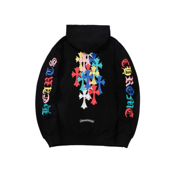 CHRM HRTS Hoodie Colorful Crosses Design CH076