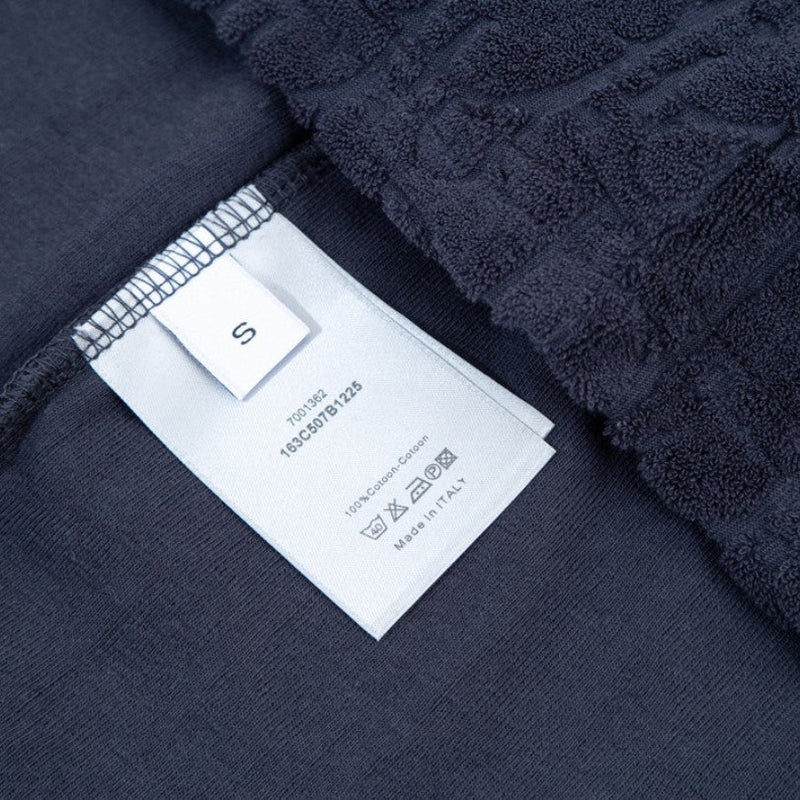 CD T-shirt Embossed Monogram Navy