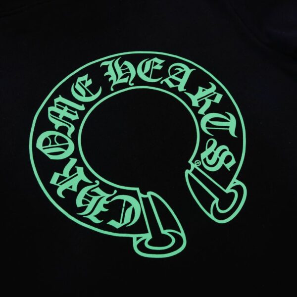 CHRM HRTS Hoodie Neon Logo Black CH072