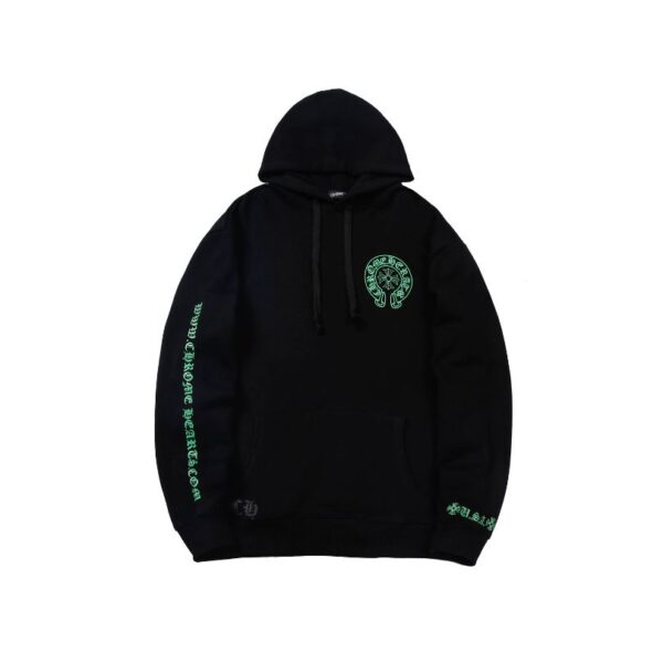CHRM HRTS Hoodie Neon Logo Black CH072